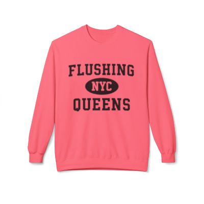 Flushing Queens Softstyle Fleece Crewneck Sweatshirt
