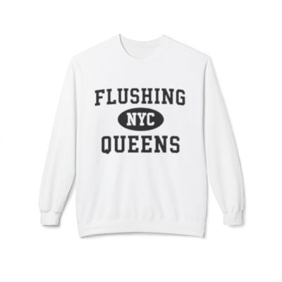 Flushing Queens Softstyle Fleece Crewneck Sweatshirt
