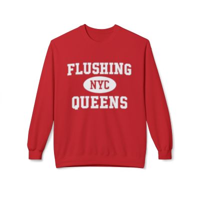 Flushing Queens Softstyle Fleece Crewneck Sweatshirt