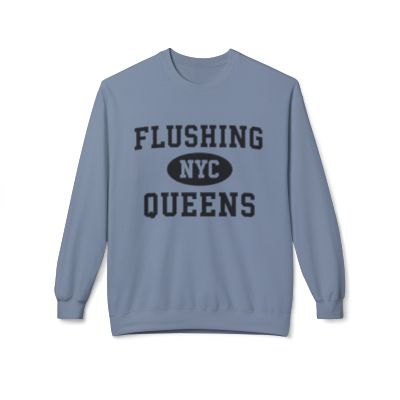 Flushing Queens Softstyle Fleece Crewneck Sweatshirt