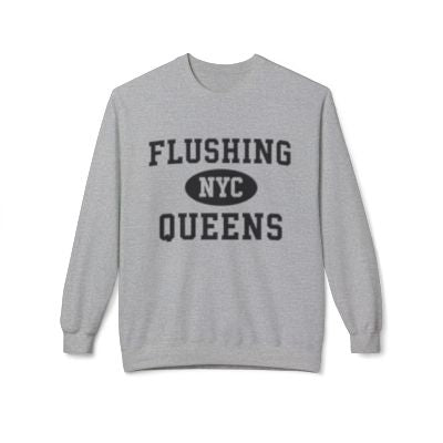 Flushing Queens Softstyle Fleece Crewneck Sweatshirt