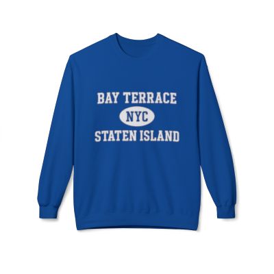 Bay Terrace Staten Softstyle Fleece Crewneck Sweatshirt