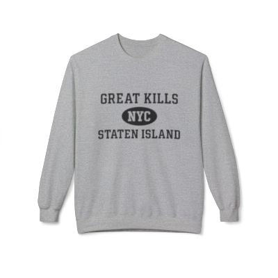 Great Kills Staten Island Softstyle Fleece Crewneck Sweatshirt
