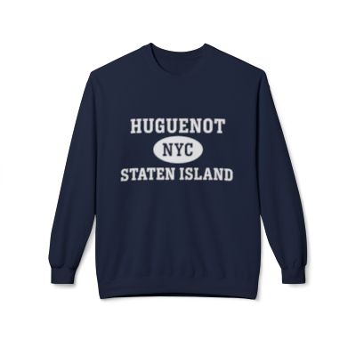 Huguenot Staten Island Softstyle Fleece Crewneck Sweatshirt