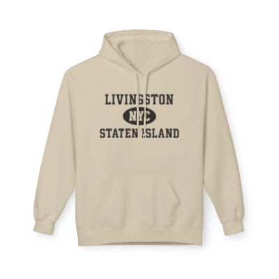 Livingston NYC Unisex Hoodie Staten Island Softstyle Fleece Crewneck