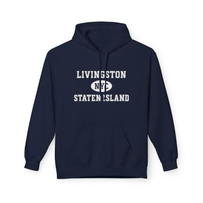 Livingston NYC Unisex Hoodie Staten Island Softstyle Fleece Crewneck