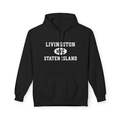 Livingston NYC Unisex Hoodie Staten Island Softstyle Fleece Crewneck