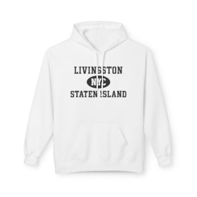 Livingston NYC Unisex Hoodie Staten Island Softstyle Fleece Crewneck