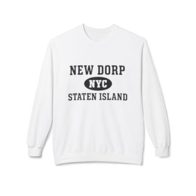 New Dorp Staten Island Softstyle Fleece Crewneck Sweatshirt