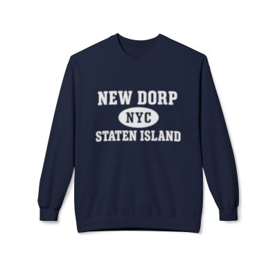 New Dorp Staten Island Softstyle Fleece Crewneck Sweatshirt