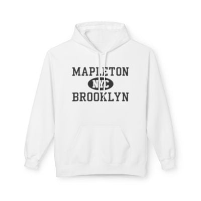 Mapleton NYC Unisex Hoodie Brooklyn Softstyle Fleece Crewneck