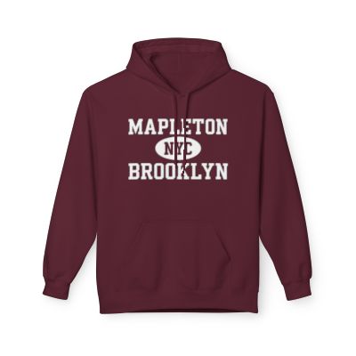 Mapleton NYC Unisex Hoodie Brooklyn Softstyle Fleece Crewneck