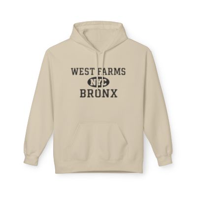 West Farms NYC Unisex Hoodie Bronx Softstyle Fleece Crewneck