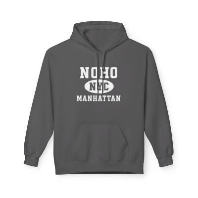 Noho NYC Unisex Hoodie Manhattan Softstyle Fleece Crewneck
