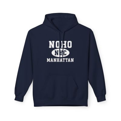 Noho NYC Unisex Hoodie Manhattan Softstyle Fleece Crewneck
