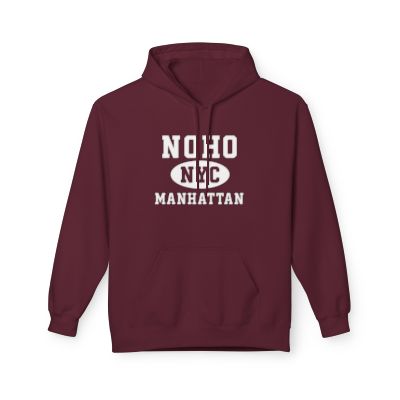 Noho NYC Unisex Hoodie Manhattan Softstyle Fleece Crewneck