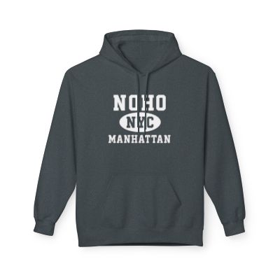 Noho NYC Unisex Hoodie Manhattan Softstyle Fleece Crewneck