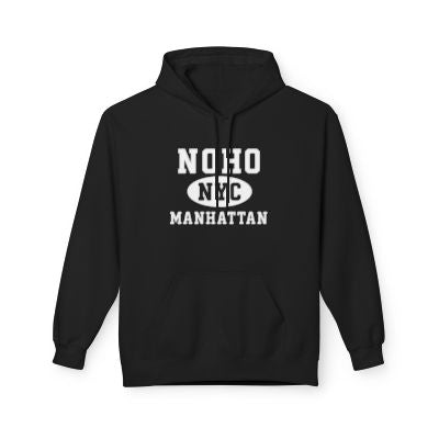 Noho NYC Unisex Hoodie Manhattan Softstyle Fleece Crewneck