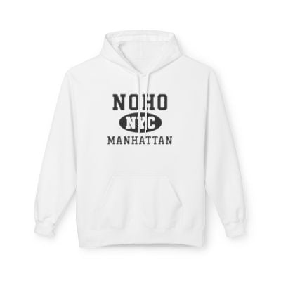 Noho NYC Unisex Hoodie Manhattan Softstyle Fleece Crewneck