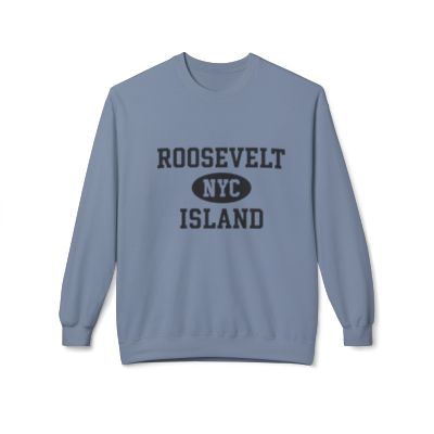 Roosevelt Island Manhattan Softstyle Fleece Crewneck Sweatshirt
