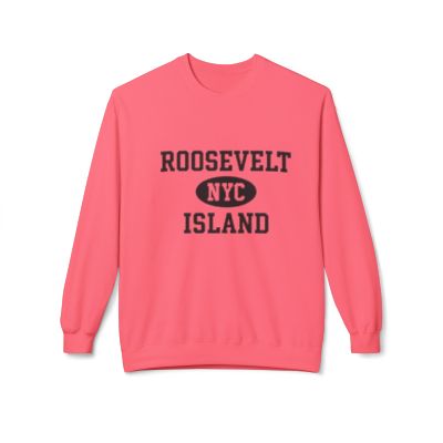 Roosevelt Island Manhattan Softstyle Fleece Crewneck Sweatshirt