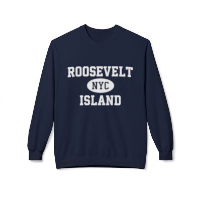 Roosevelt Island Manhattan Softstyle Fleece Crewneck Sweatshirt