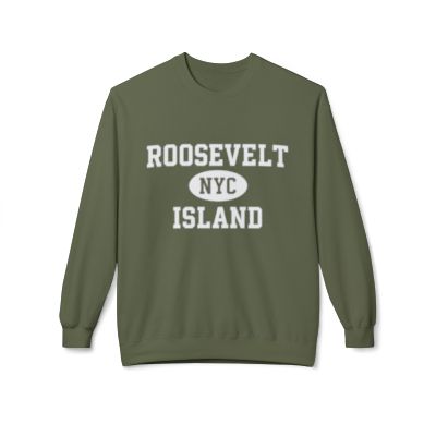 Roosevelt Island Manhattan Softstyle Fleece Crewneck Sweatshirt