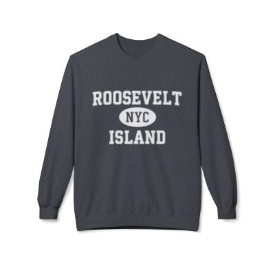 Roosevelt Island Manhattan Softstyle Fleece Crewneck Sweatshirt