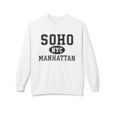 Soho Manhattan Softstyle Fleece Crewneck Sweatshirt