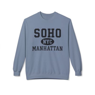 Soho Manhattan Softstyle Fleece Crewneck Sweatshirt