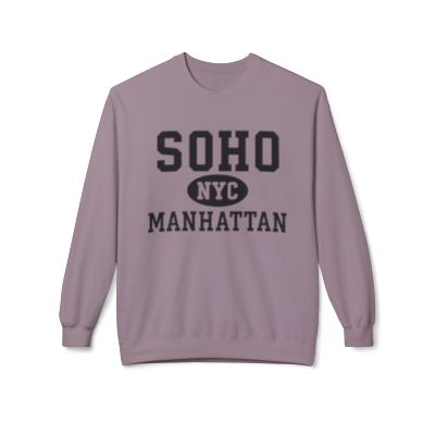 Soho Manhattan Softstyle Fleece Crewneck Sweatshirt