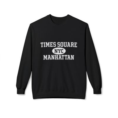 Time Square Manhattan Softstyle Fleece Crewneck Sweatshirt