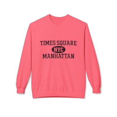 Time Square Manhattan Softstyle Fleece Crewneck Sweatshirt