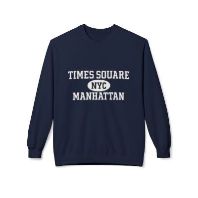Time Square Manhattan Softstyle Fleece Crewneck Sweatshirt