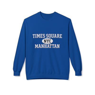 Time Square Manhattan Softstyle Fleece Crewneck Sweatshirt