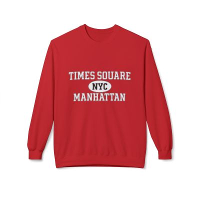 Time Square Manhattan Softstyle Fleece Crewneck Sweatshirt