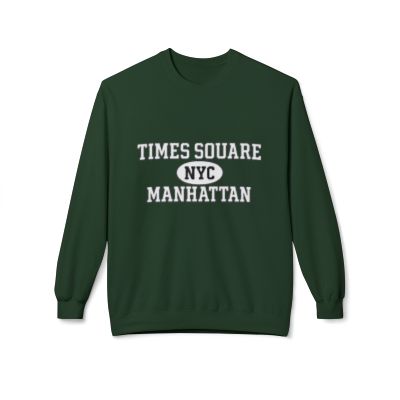 Time Square Manhattan Softstyle Fleece Crewneck Sweatshirt