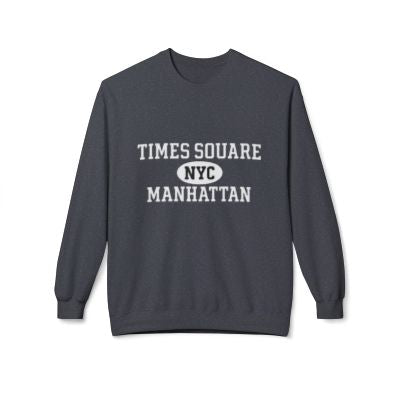 Time Square Manhattan Softstyle Fleece Crewneck Sweatshirt