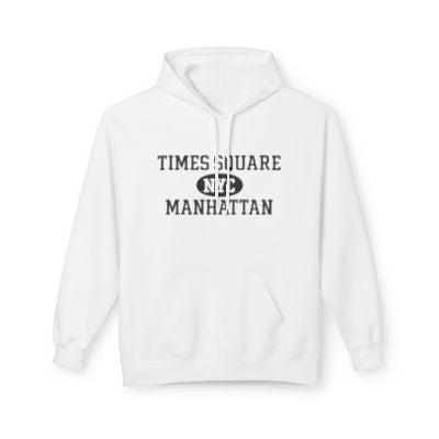 Time Square NYC Unisex Hoodie Manhattan Softstyle Fleece Crewneck