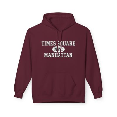 Time Square NYC Unisex Hoodie Manhattan Softstyle Fleece Crewneck