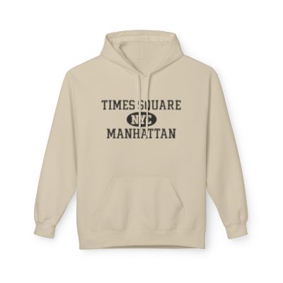 Time Square NYC Unisex Hoodie Manhattan Softstyle Fleece Crewneck