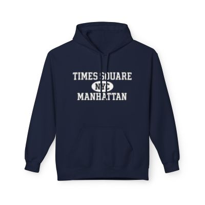 Time Square NYC Unisex Hoodie Manhattan Softstyle Fleece Crewneck