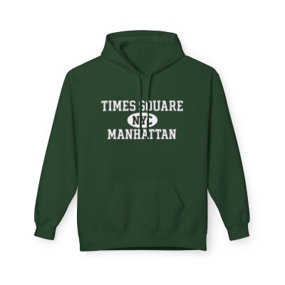 Time Square NYC Unisex Hoodie Manhattan Softstyle Fleece Crewneck