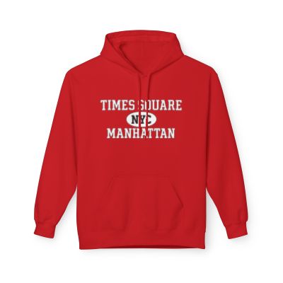 Time Square NYC Unisex Hoodie Manhattan Softstyle Fleece Crewneck