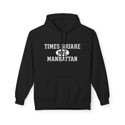 Time Square NYC Unisex Hoodie Manhattan Softstyle Fleece Crewneck