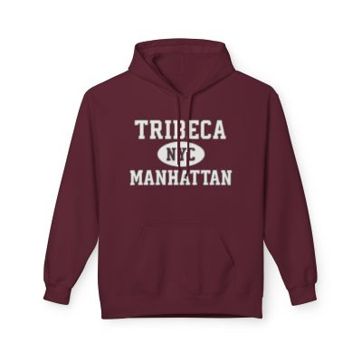 Tribeca NYC Unisex Hoodie Manhattan Softstyle Fleece Crewneck