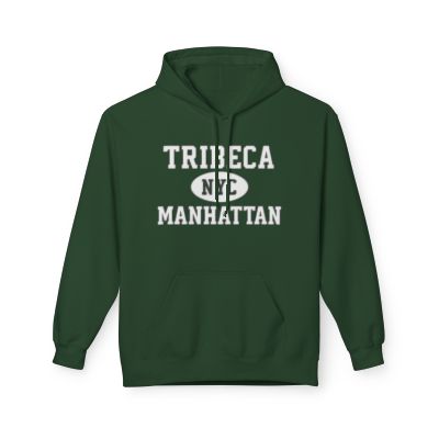 Tribeca NYC Unisex Hoodie Manhattan Softstyle Fleece Crewneck