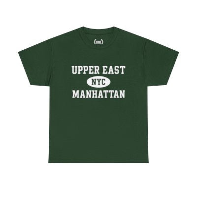 Upper East Manhattan Unisex T-Shirt –Collegiate Style