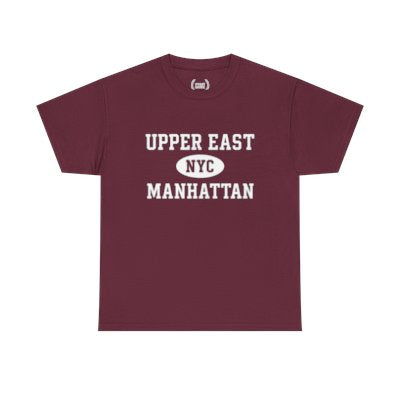 Upper East Manhattan Unisex T-Shirt –Collegiate Style