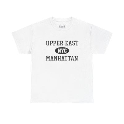 Upper East Manhattan Unisex T-Shirt –Collegiate Style